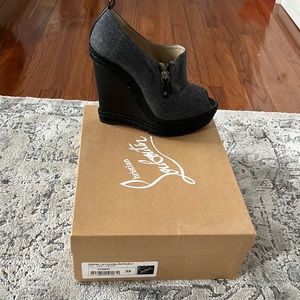 Flannel Bootie Christian Louboutin